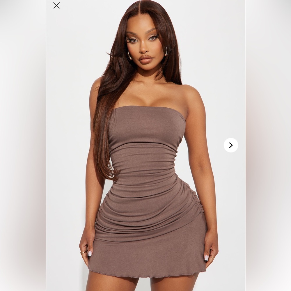 FN - Double Lined Strapless Mini Dress (M) (NWT)